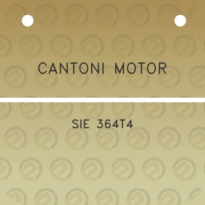 cantoni-motor-sie-364t4