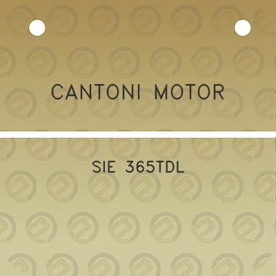 cantoni-motor-sie-365tdl