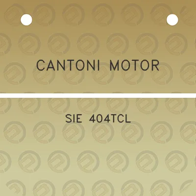 cantoni-motor-sie-404tcl