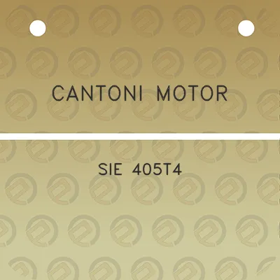 cantoni-motor-sie-405t4