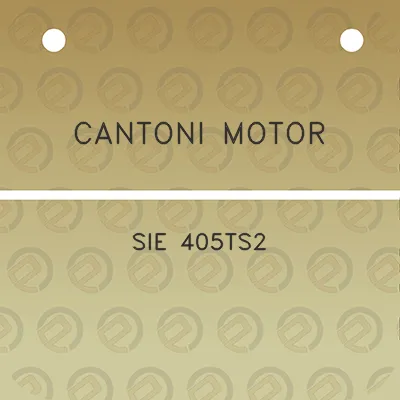 cantoni-motor-sie-405ts2