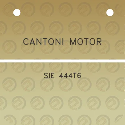 cantoni-motor-sie-444t6