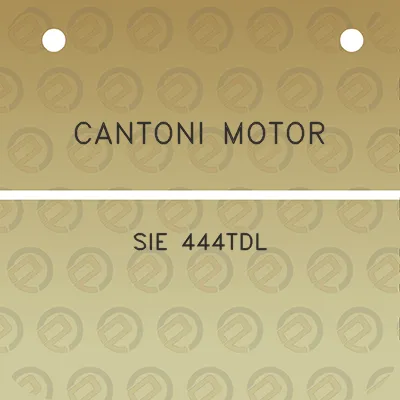 cantoni-motor-sie-444tdl