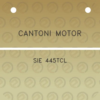 cantoni-motor-sie-445tcl