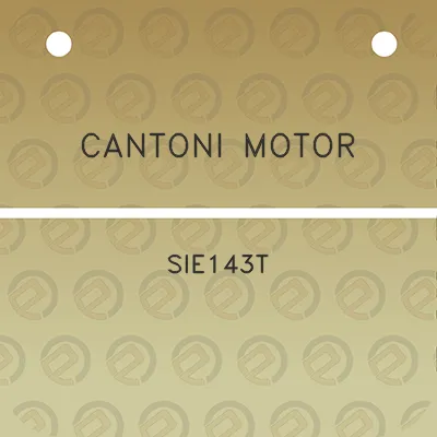 cantoni-motor-sie143t