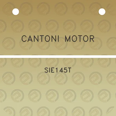 cantoni-motor-sie145t