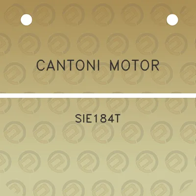 cantoni-motor-sie184t