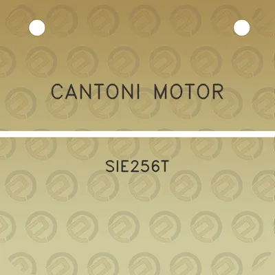 cantoni-motor-sie256t