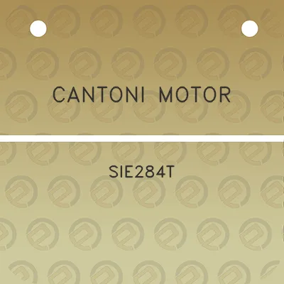 cantoni-motor-sie284t