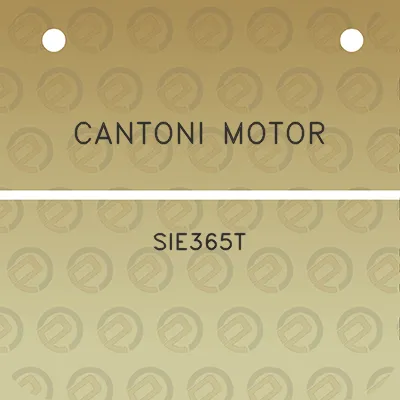 cantoni-motor-sie365t