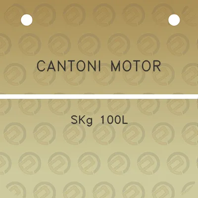 cantoni-motor-skg-100l