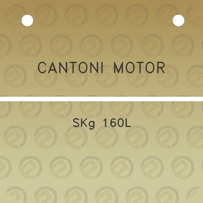 cantoni-motor-skg-160l