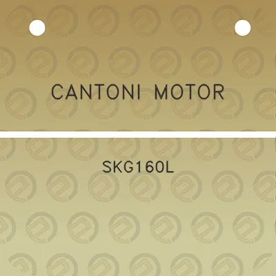 cantoni-motor-skg160l