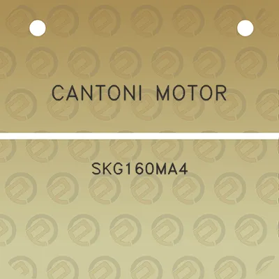 cantoni-motor-skg160ma4