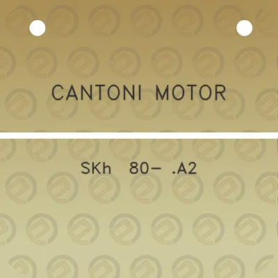 cantoni-motor-skh-80-a2