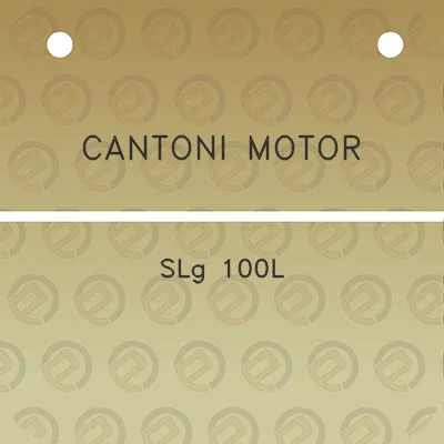 cantoni-motor-slg-100l