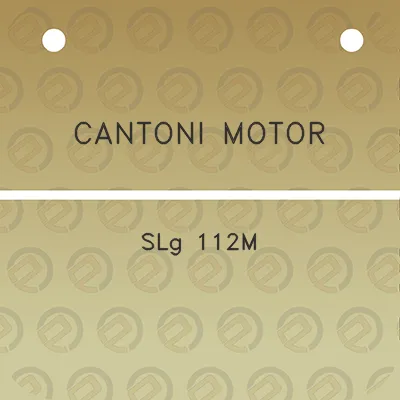 cantoni-motor-slg-112m