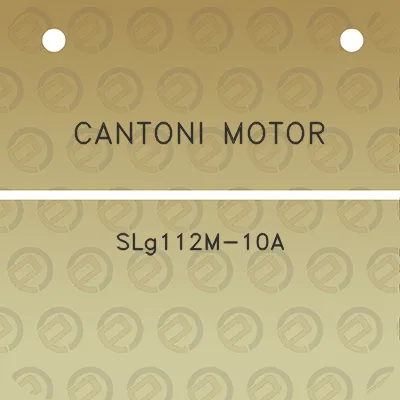 cantoni-motor-slg112m-10a