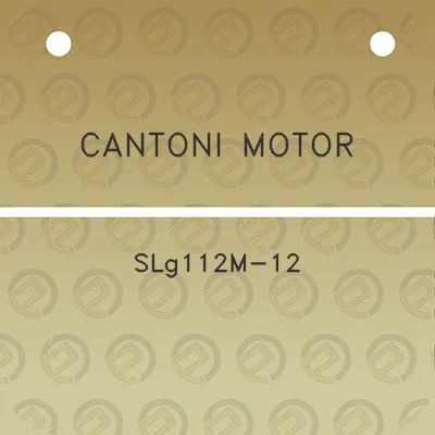 cantoni-motor-slg112m-12