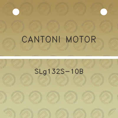 cantoni-motor-slg132s-10b