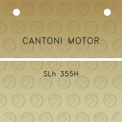 cantoni-motor-slh-355h