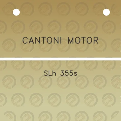 cantoni-motor-slh-355s