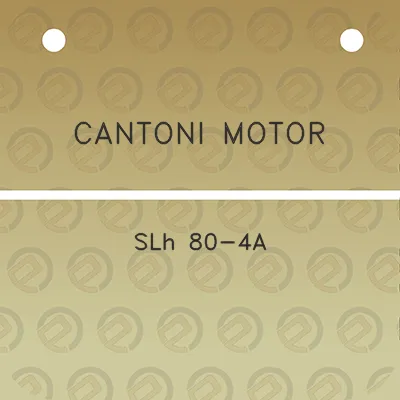 cantoni-motor-slh-80-4a