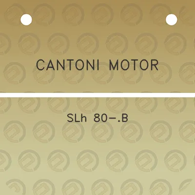 cantoni-motor-slh-80-b