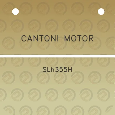 cantoni-motor-slh355h