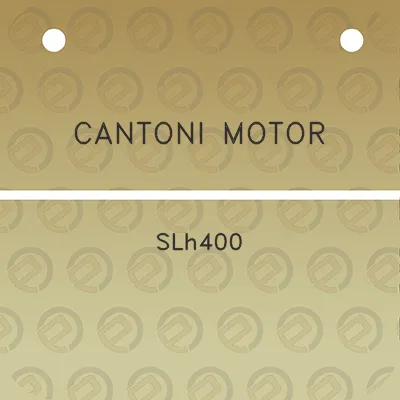 cantoni-motor-slh400