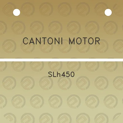 cantoni-motor-slh450