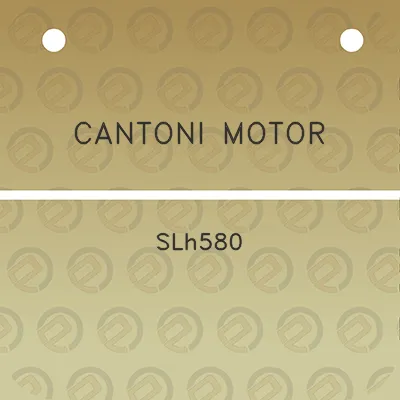 cantoni-motor-slh580