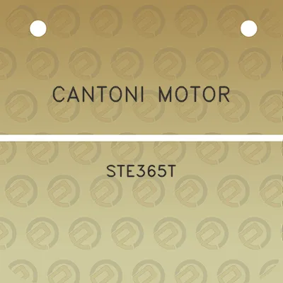 cantoni-motor-ste365t