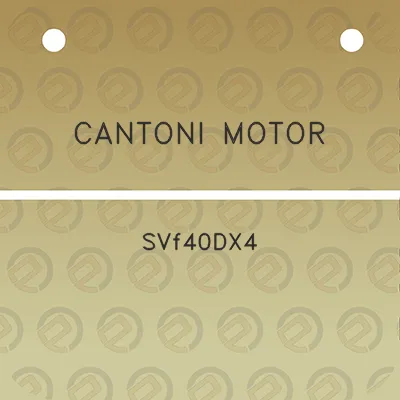 cantoni-motor-svf40dx4