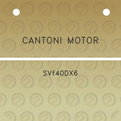 cantoni-motor-svf40dx6