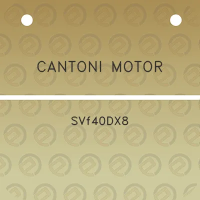 cantoni-motor-svf40dx8