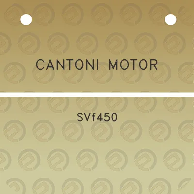 cantoni-motor-svf450