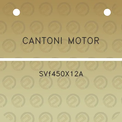 cantoni-motor-svf450x12a