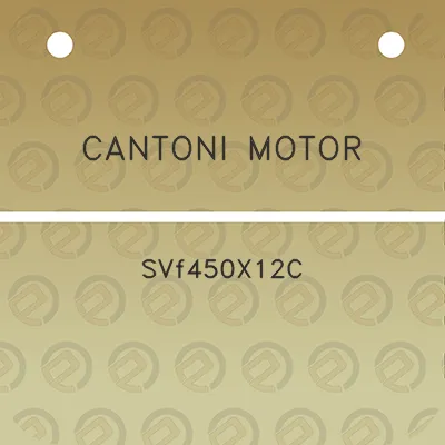 cantoni-motor-svf450x12c