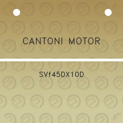 cantoni-motor-svf45dx10d