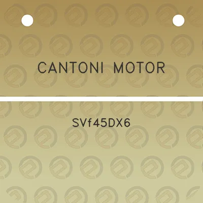 cantoni-motor-svf45dx6