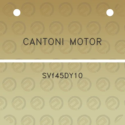 cantoni-motor-svf45dy10