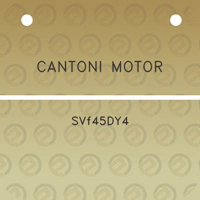 cantoni-motor-svf45dy4