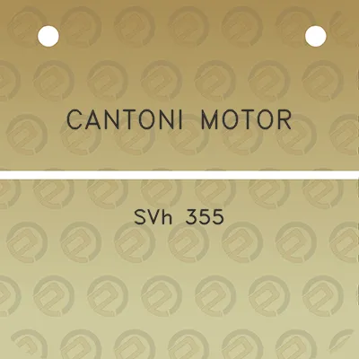 cantoni-motor-svh-355