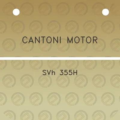 cantoni-motor-svh-355h