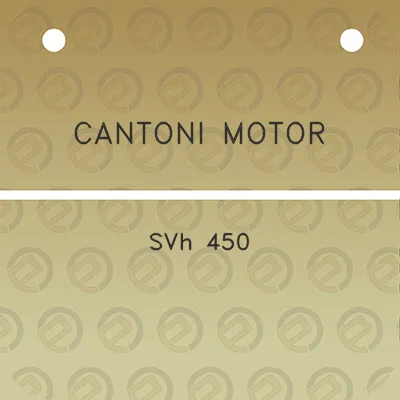 cantoni-motor-svh-450