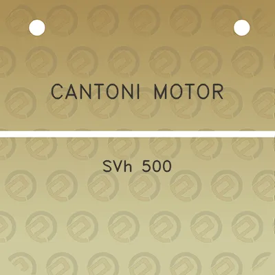 cantoni-motor-svh-500