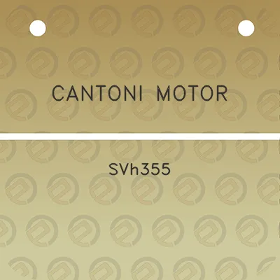 cantoni-motor-svh355