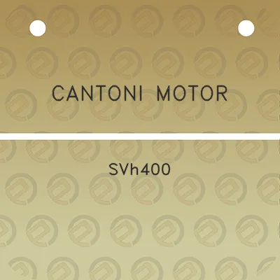 cantoni-motor-svh400