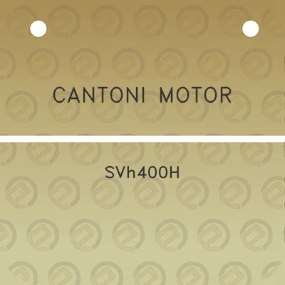 cantoni-motor-svh400h